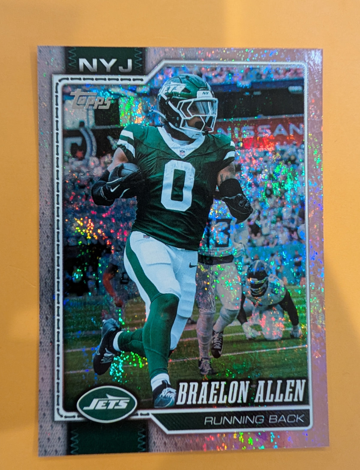 2026 Topps Football Braelon Allen Jets Rose Gold SSP 1/1 #160