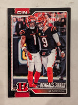 2026 Topps Football Joe Burrow Bengals Shred Combo SP /10 #293