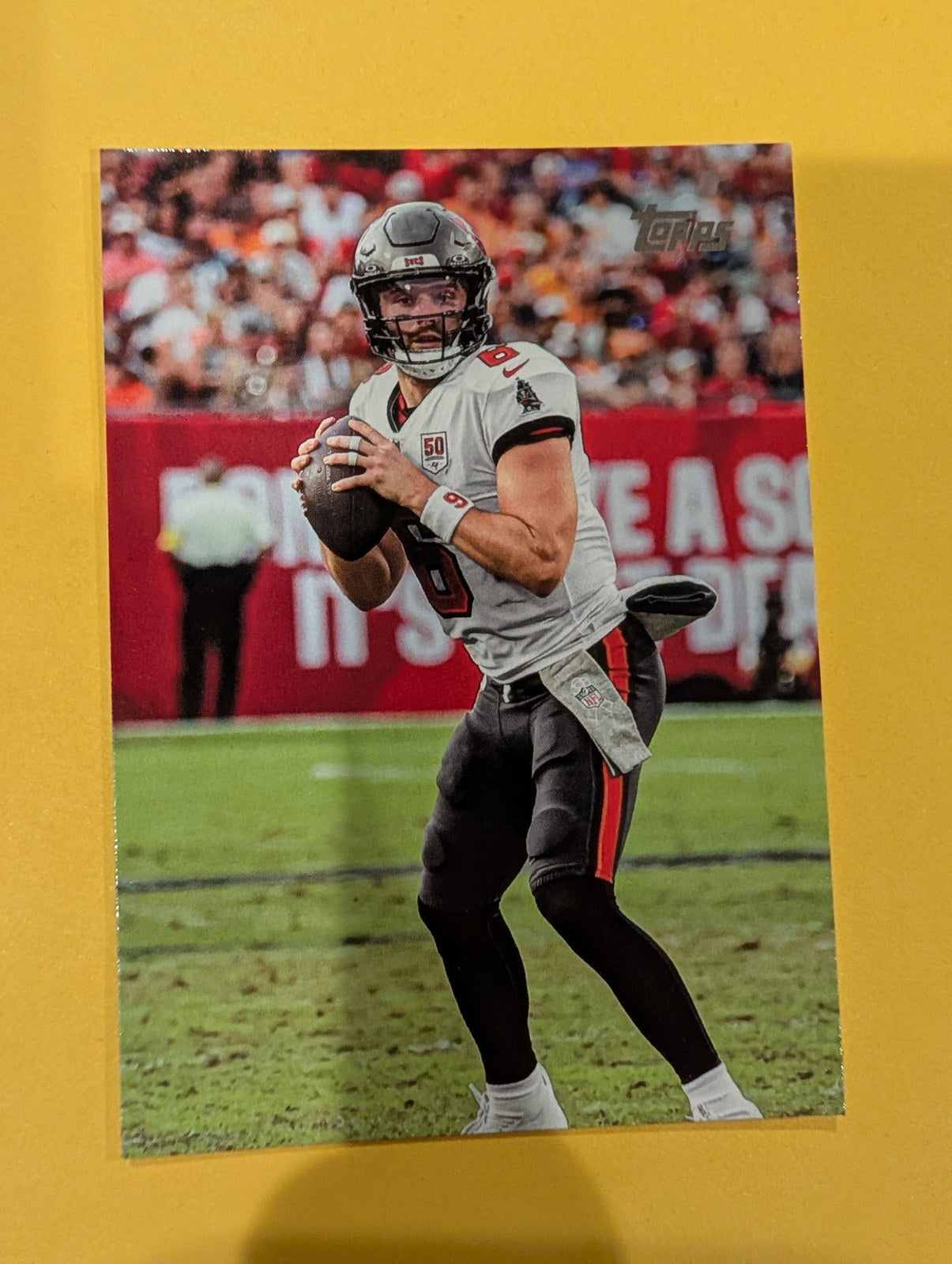 2026 Topps Football Baker Mayfield #190 Photo Variation SP - front