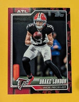 2026 Topps Football Drake London Atlanta Falcons Team Logo Border SP #11