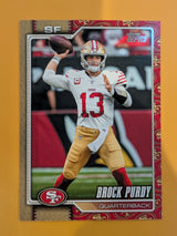 2026 Topps Football Brock Purdy San Francisco 49ers Team Logo Border SP #185