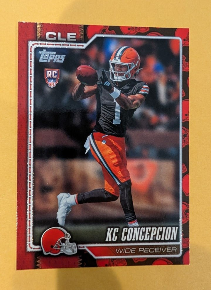 2026 Topps Football KC Concepcion Cleveland Browns Team Logo Border SP RC #323