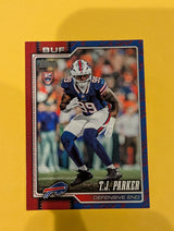 2026 Topps Football T.J. Parker Rookie #376 Team Logo Border
