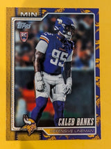 2026 Topps Football Caleb Banks Minnesota Vikings Team Logo Border SP RC #384