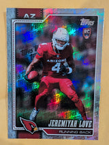 2026 Topps Football Jeremiyah Love Cardinals Fanatics Topps Logo Foil RC #309