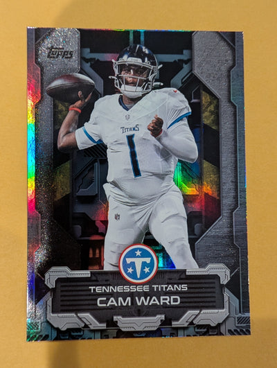 2026 Topps Football Cam Ward Titans Touchdown Machines Case Hit SSP #TM-41