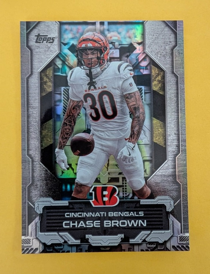 2026 Topps Football Chase Brown Bengals Touchdown Machines Case Hit SSP #TM-6