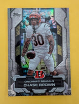 2026 Topps Football Chase Brown Bengals Touchdown Machines Case Hit SSP #TM-6