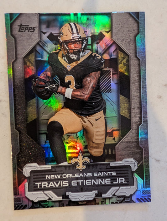 2026 Topps Football Travis Etienne Jr. Saints Touchdown Machines Case Hit SSP