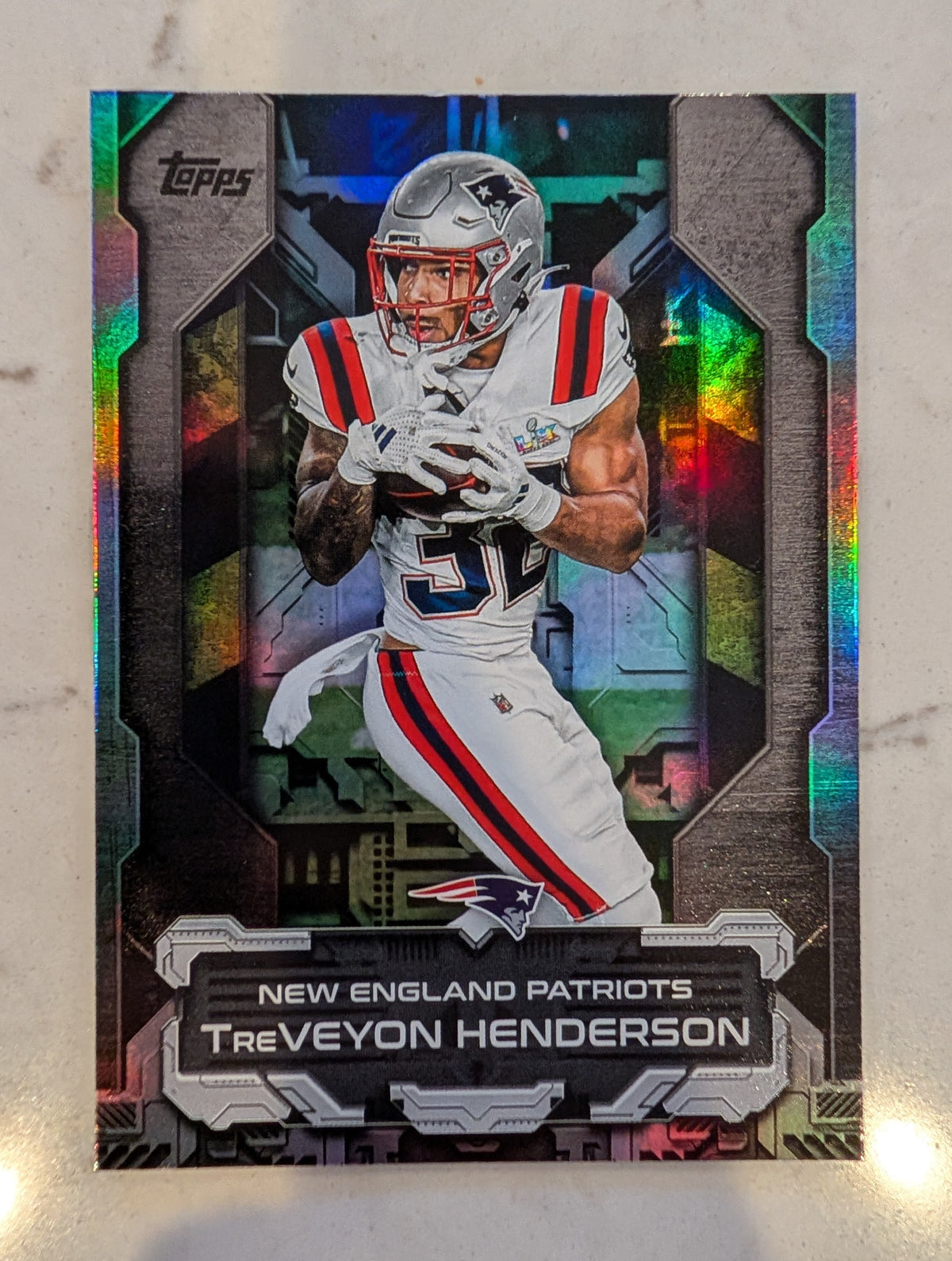 2026 Topps Football TreVeyon Henderson Patriots Touchdown Machines Case Hit SSP
