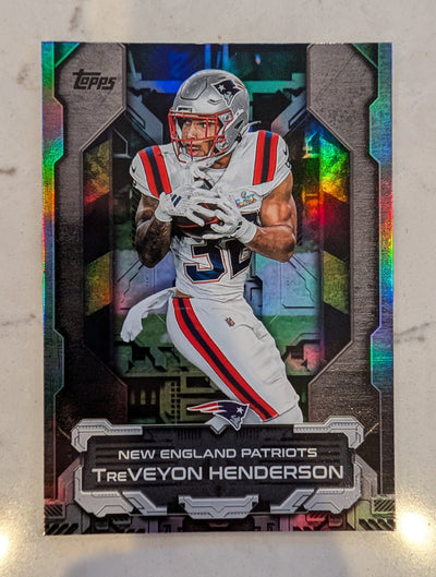 2026 Topps Football TreVeyon Henderson Patriots Touchdown Machines Case Hit SSP