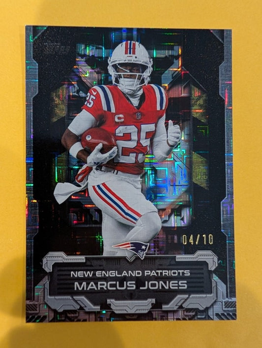 2026 Topps Football Marcus Jones Patriots Touchdown Machines Case Hit SSP /10