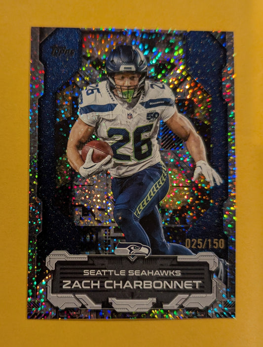 2026 Topps Football Zach Charbonnet Seahawks Touchdown Machines Blue /150 #TM-16