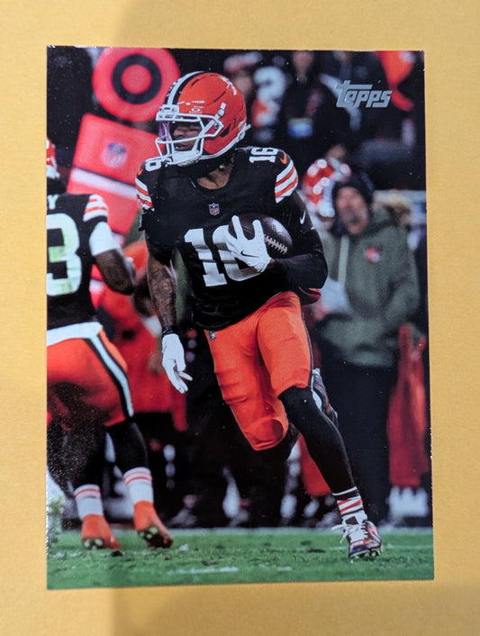 2026 Topps Football Isaiah Bond Cleveland Browns True Photo Variation SSP #47