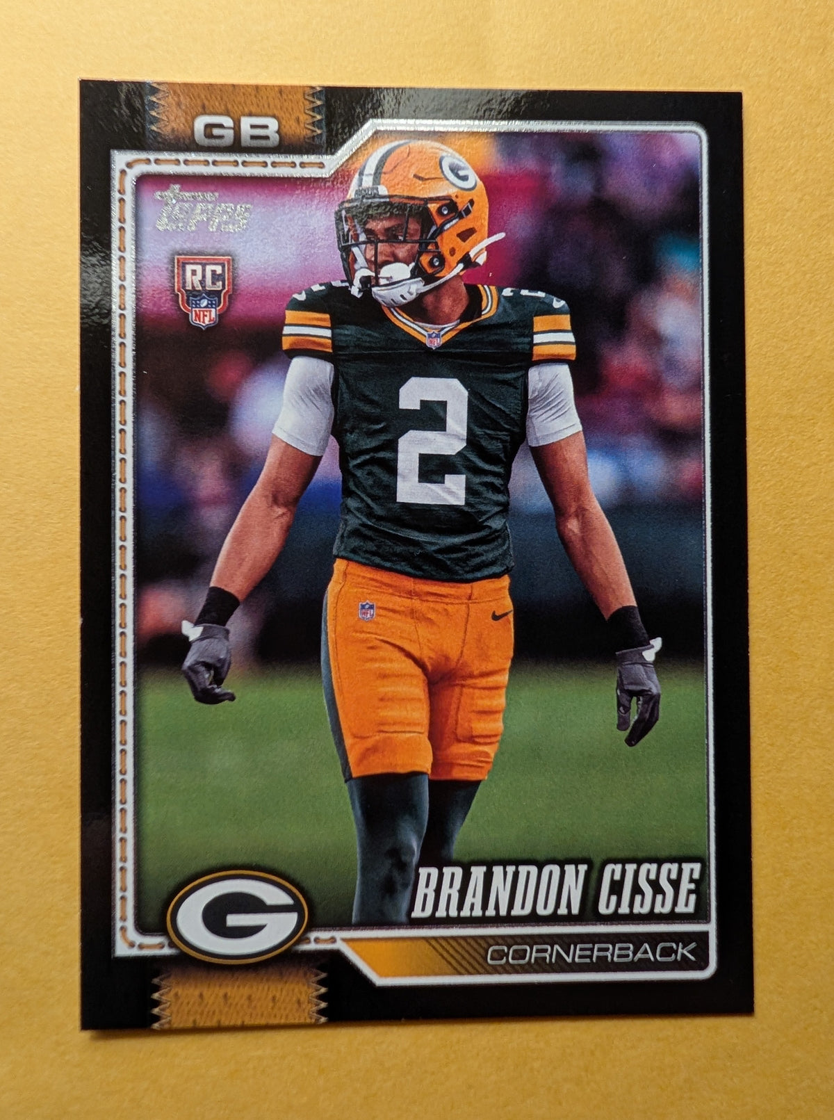 2026 Topps Football Brandon Cisse Green Bay Packers True Black SP /70 RC #375