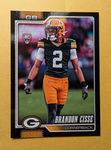 2026 Topps Football Brandon Cisse Green Bay Packers True Black SP /70 RC #375