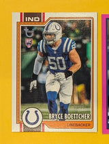2026 Topps Football Bryce Boettcher Colts Vintage Stock SP /99 RC #371