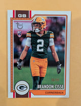 2026 Topps Football Brandon Cisse Packers Vintage Stock SP /99 RC #375