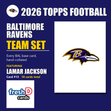 2026 Topps Football Baltimore Ravens Team Set - Complete Hand-Collated Card Set