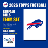 2026 Topps Football Buffalo Bills Team Set - Complete Hand-Collated Card Set