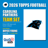 2026 Topps Football Carolina Panthers Team Set - Complete Hand-Collated Card Set