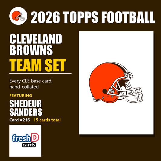 2026 Topps Football Cleveland Browns Team Set