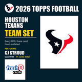 2026 Topps Football Houston Texans Team Set - Complete Hand-Collated Card Set