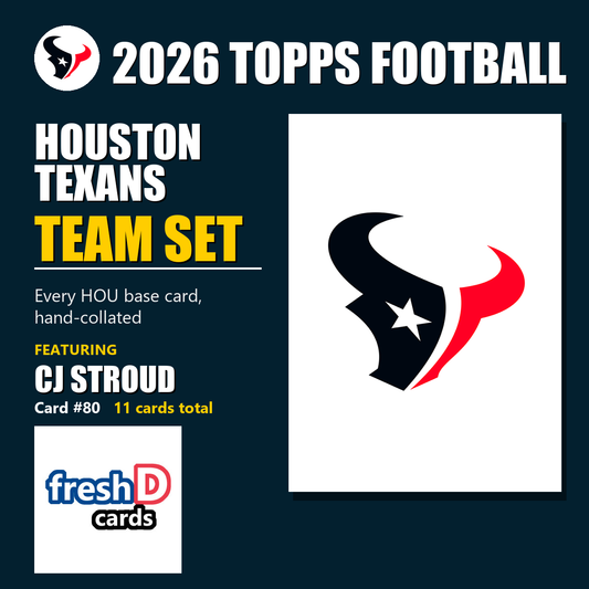 2026 Topps Football Houston Texans Team Set