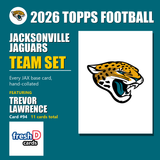 2026 Topps Football Jacksonville Jaguars Team Set - Complete Hand-Collated Card Set