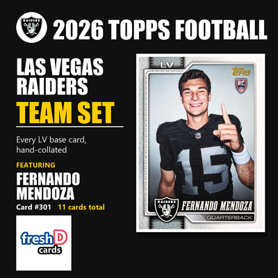 2026 Topps Football Las Vegas Raiders Team Set