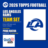 2026 Topps Football Los Angeles Rams Team Set - Complete Hand-Collated Card Set