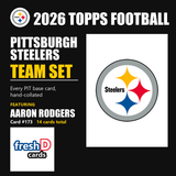 2026 Topps Football Pittsburgh Steelers Team Set - Complete Hand-Collated Card Set