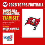 2026 Topps Football Tampa Bay Buccaneers Team Set - Complete Hand-Collated Card Set