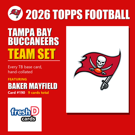 2026 Topps Football Tampa Bay Buccaneers Team Set