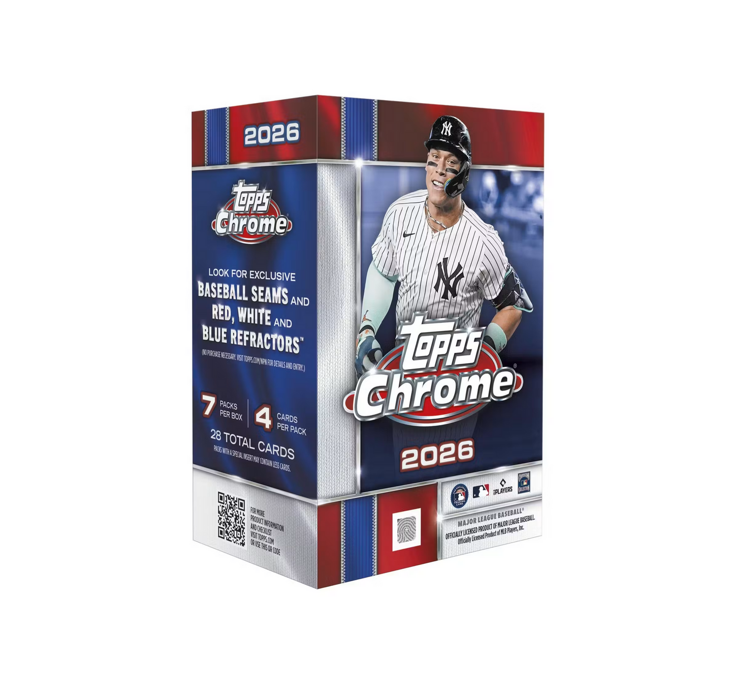 2026 Topps Chrome Baseball Factory Sealed Value Box