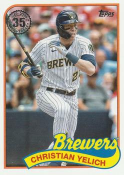 2024 Topps Series 1 1989 Topps Baseball Christian Yelich #89B-43