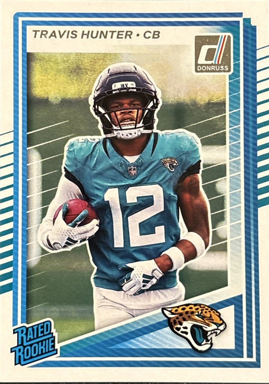 2025 Donruss NFL Team Set Jacksonville Jaguars - Trevor Lawrence Travis Hunter RC
