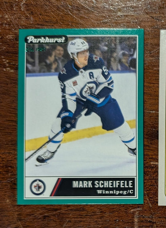 2025-26 Upper Deck Parkhurst Emerald Ice Mark Scheifele #46 /51 - Winnipeg Jets