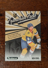 2025-26 UD Parkhurst Franchise Facts Jack Eichel #FF-30 - Vegas Golden Knights