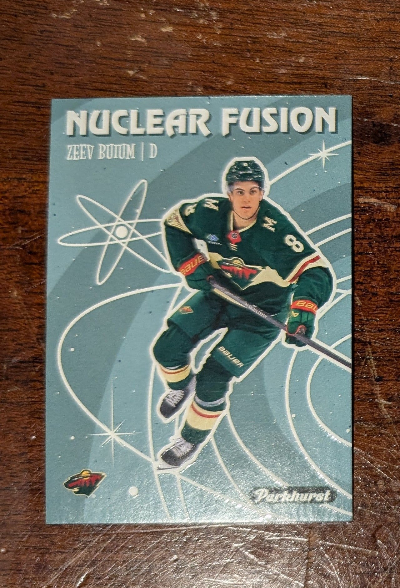 2025-26 Upper Deck Parkhurst Nuclear Fusion Zeev Buium #NF-7 - Minnesota Wild