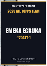 2026 Topps Football Emeka Egbuka 2025 All Topps Team #25ATT-1