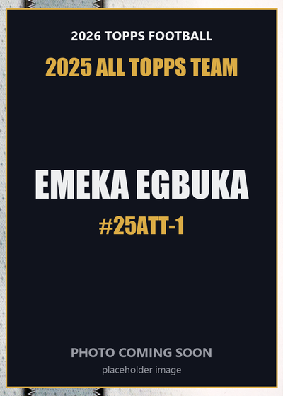2026 Topps Football Emeka Egbuka 2025 All Topps Team #25ATT-1