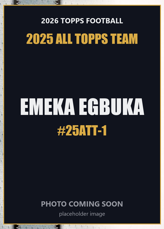 2026 Topps Football Emeka Egbuka 2025 All Topps Team #25ATT-1