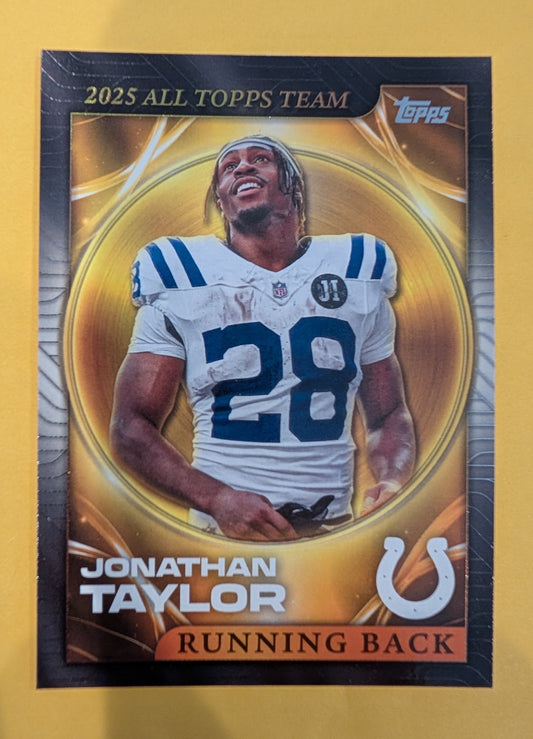 2026 Topps Football Jonathan Taylor 2025 All Topps Team #25ATT-10