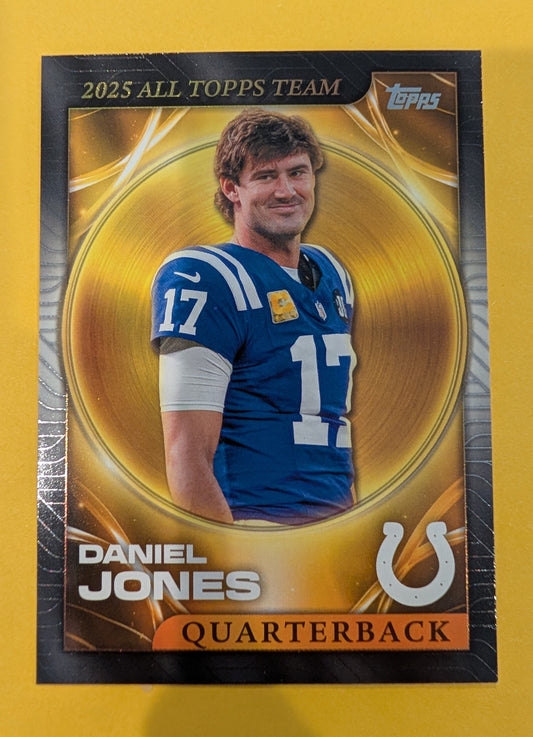 2026 Topps Football Daniel Jones 2025 All Topps Team #25ATT-18