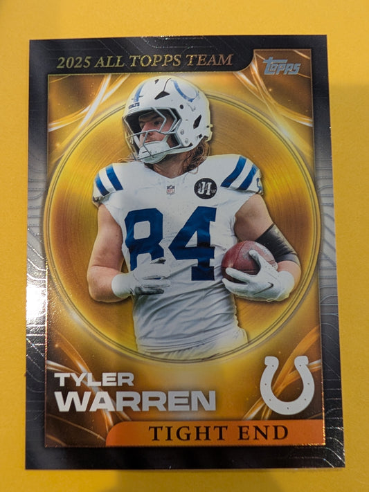 2026 Topps Football Tyler Warren 2025 All Topps Team #25ATT-2