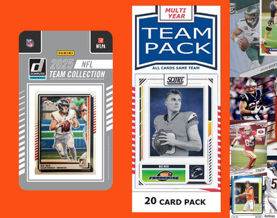 2025 Donruss NFL Factory Team Set  + 20 Card Pack Denver Broncos Bo Nix John Elway