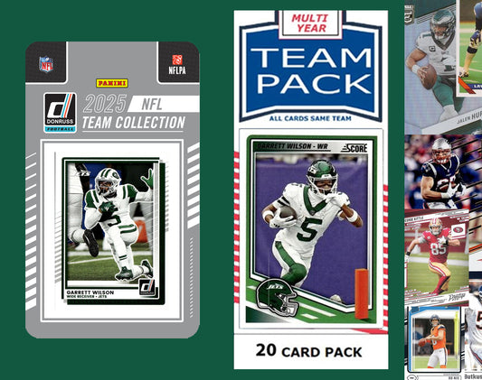 2025 Donruss NFL Factory Team Set + 20 Card Pack New York Jets - Garrett Wilson Taylor