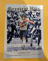 2026 Topps Football Colston Loveland 2025 Greatest Hits #25GH-CL