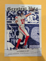 2026 Topps Football Jameis Winston 2025 Greatest Hits #25GH-JW